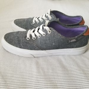 Vans women's gray sneakers